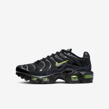 Nike AIR MAX PLUS / Black Volt - FQ2381-001 (Velikost Eur 41|US 8|26cm|Obuv je B-grade (na obuvi jsou drobné kosmetické vady))