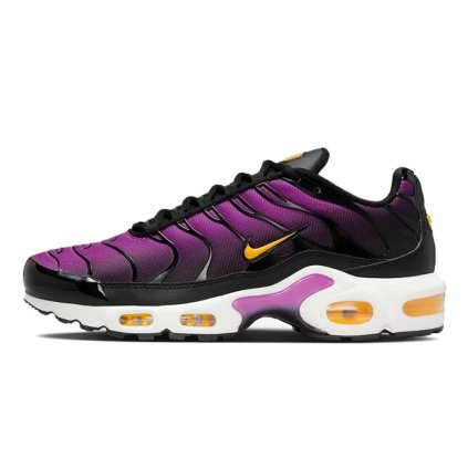 Nike AIR MAX PLUS / Black Laser Orange White Hyper Violet - DZ3670-005 (Velikost Eur 44,5|US 12|29cm)