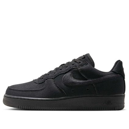 Nike AIR FORCE 1 LOW CANVAS / Triple Black Canvas - HV1204-002 (Velikost Eur 46|US 12|30cm)