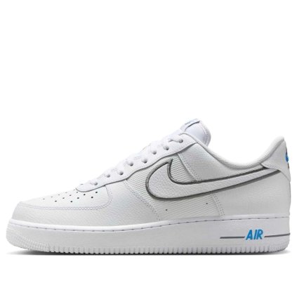 Nike AIR FORCE 1 '07 / Cool Grey Photo Blue - IB7677-100 (Velikost Eur 45|US 11|29cm)