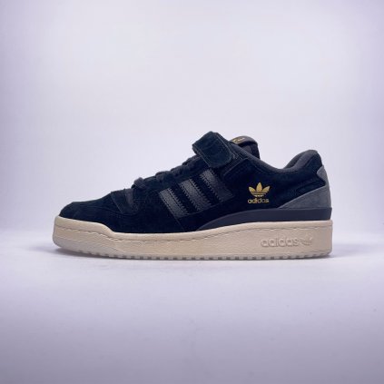 Adidas FORUM 84 LOW / Core Black Gold - Q46366 (Velikost Eur 42 2/3|US 9|26,3cm|Obuv je B-grade (na obuvi jsou drobné kosmetické vady))