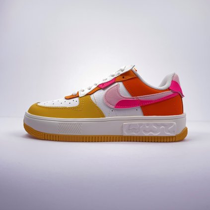 Nike AIR FORCE 1 FONTANKA / Summit White Yellow Orange (Women's) - DX2675-100 (Velikost Eur 37,5|US 6,5|23,5cm)