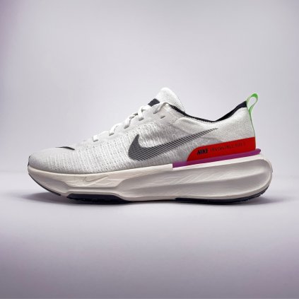 Nike INVINCIBLE RUN FK 3 SE / White Black Picante Red Lime Blast - FJ1046-100 (Velikost Eur 49,5|US 15|33cm)