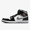 Jordan AIR 1 MID SE / Patent Black White Metallic Silver Metallic Gold - HV0789-010 (Velikost Eur 46|US 12|30cm)