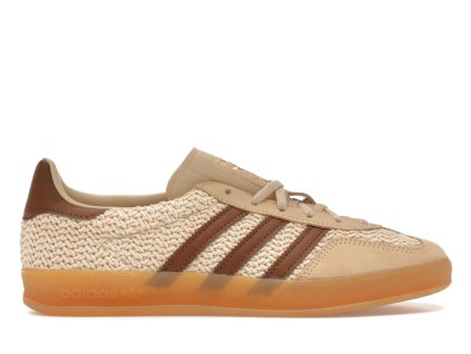 adidas Gazelle Indoor Sand Strata Premium Brown Womens 360 01