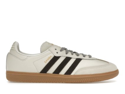 adidas Samba OG Off White Dark Brown Womens 360 01
