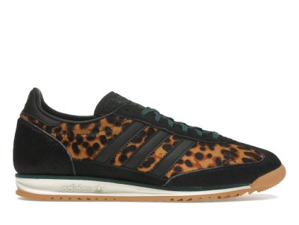 adidas SL 72 OG Leopard Print Collegiate Green Womens 360 01
