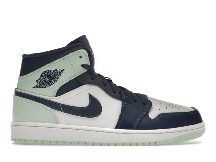 Jordan 1 Mid Mystic Navy Mint Foam (Velikost 43)