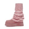 UGG Classic Mini Dipper Legwarmer Boot Pink Dawn Womens 360 18