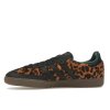 adidas Samba OG Black Green Leopard Womens 360 18