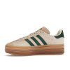 adidas Gazelle Bold Magic Beige Collegiate Green (Women's) (Velikost 39 1/3)