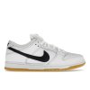 Nike SB Dunk Low Pro White Gum 360 01