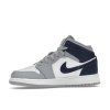 Jordan 1 Mid Wolf Grey Midnight Navy (GS) (Velikost 38)