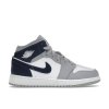 Jordan 1 Mid Wolf Grey Midnight Navy (GS) (Velikost 38)