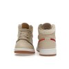 Jordan 1 Mid Utility Fleece Pearl White (GS) (Velikost 38)