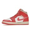 Jordan 1 Mid Strawberries and Cream (Women's) (Velikost 38)