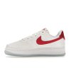 Nike Air Force 1 Low '07 Satin White Varsity Red (Women's) (Velikost 38.5)
