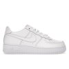 Nike Air Force 1 Low LE Triple White GS 360 01