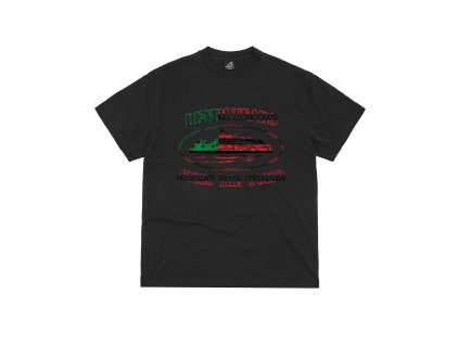 Corteiz x Denim Tears OG ALCATRAZ TEE [BLACK]