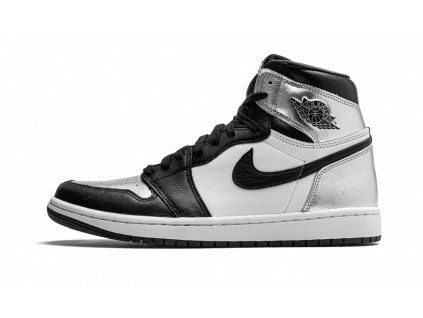 air jordan 1 retro high silver toe w 1 1000