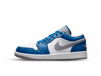 air jordan 1 low true blue cement 1 1000