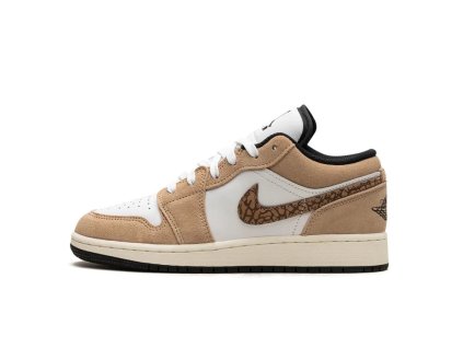 jordan kids air jordan 1 low se gs brown elephant 21071462 53050639 1000
