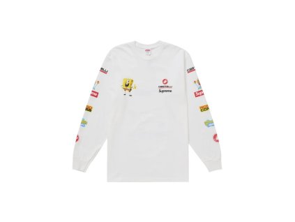 Supreme SpongeBobCastelli Racing LS Tee White