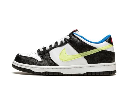 NikeDunkLowSignalBlueLemonTwist GS