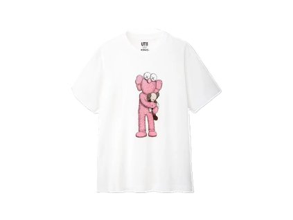 KAWSxUniqloPinkBFFTee USSizing White