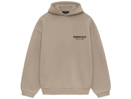 16137 fear of god essentials fleece hoodie ii desert sand 1