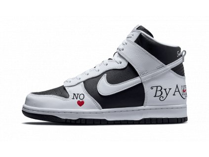 nike sb dunk high supreme by any means black white 1 1000