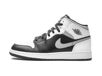 AirJordan1MidWhiteShadow GS
