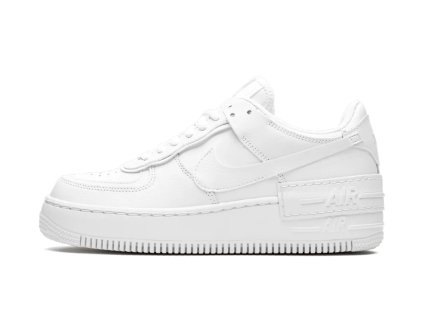 NikeAirForce1LowShadowTripleWhite W