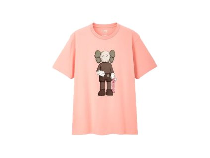 KawsxUniqloCompanionTee USSizing Pink