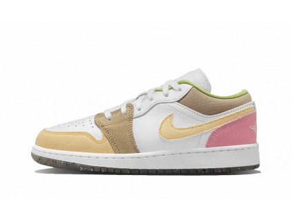 air jordan 1 low pastel grind vivid green gs 1 1000