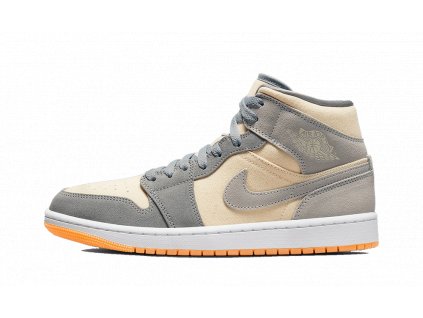 air jordan 1 mid beige grey suede 1 1000