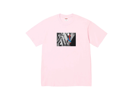 SupremeSpider ManTeeLightPink