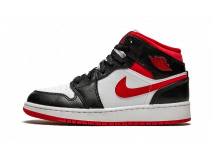air jordan 1 mid gym red black white gs 1 1000