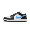 air jordan 1 low black university blue white w 1 1000