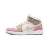 air jordan 1 mid white pink tan gs 1 1000
