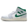AirJordan1MidWhitePurePlatinumPineGreen GS