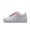6455 nike air force 1 white rope laces pink 1