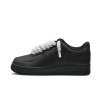 6461 nike air force 1 black rope laces white 1