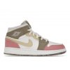 Jordan 1 Mid "Pastel Grind" (GS)