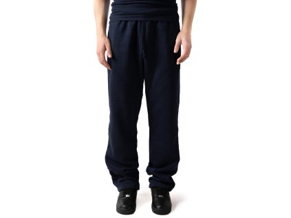 SKIMS MENS BAGGY LEG PANT navy blue