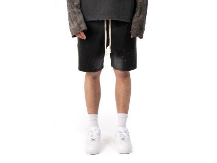 Droven Washed Shorts - Black