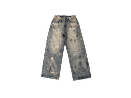 Droven Palmglow Rhinestone Pants – Washed Blue