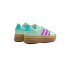 Adidas Gazelle Bold J Clear Mint Flash Pink