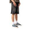 Droven Rhinestone Shorts – Black Washed