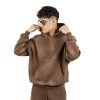 Droven Washed Hoodie -Brown